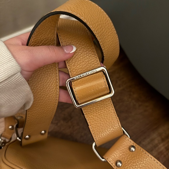 Valentino Tan Leather Crossbody Bag - Picture 7 of 9